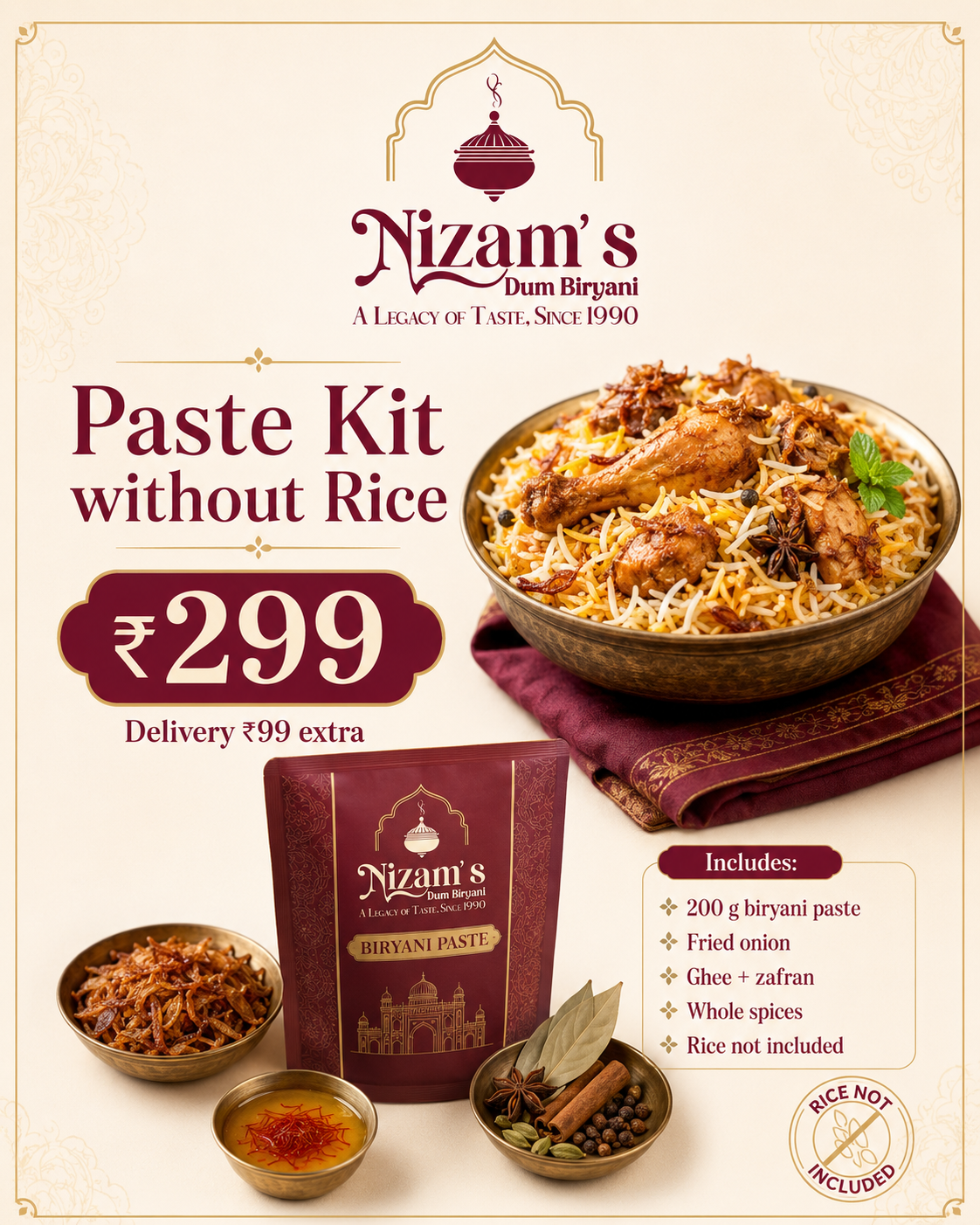 2 Biryani Paste Kit — Rice Not Included