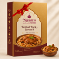 Nizam’s Hyderabadi Dum Biryani Festival Feast Pack – 2 × Serves 4 ready-to-cook biryani kit